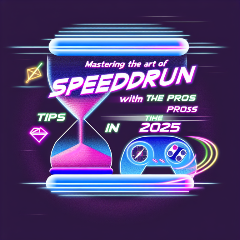 Mastering the Art of Speedrun: Tips from the Pros in 2025