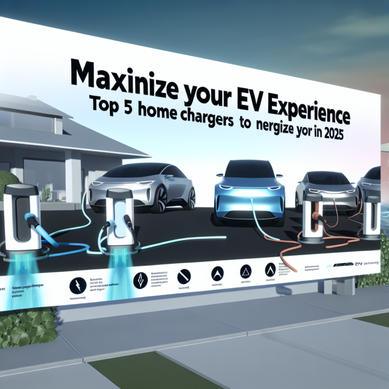 Maximize Your EV Experience: Top 5 Home Chargers to Energize Your Ride in 2025