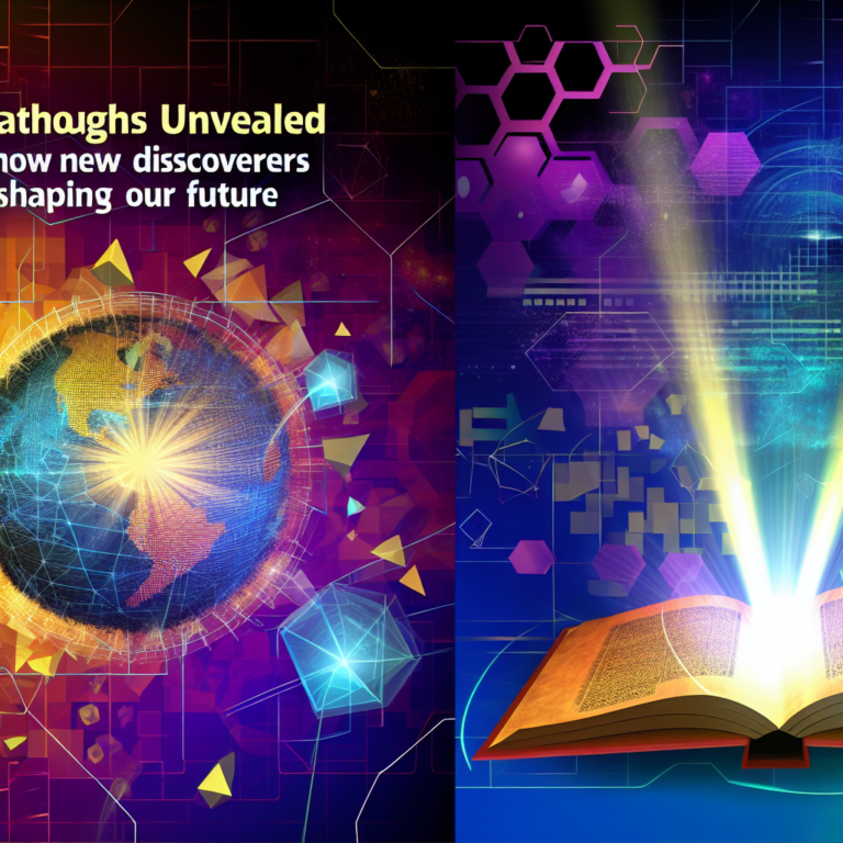 Breakthroughs Unveiled: How New Discoveries Are Shaping Our Future