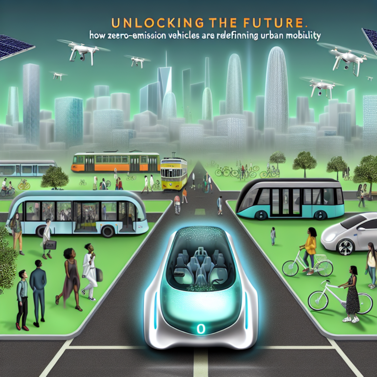 Unlocking the Future: How Zero-Emission Vehicles are Redefining Urban Mobility