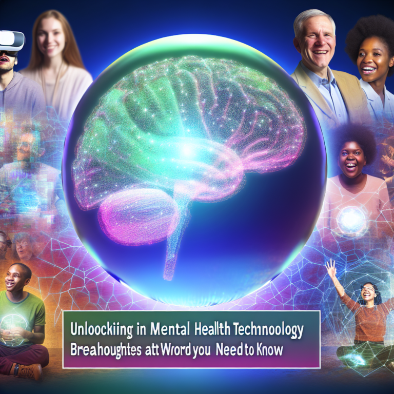 Unlocking Potential: Breakthroughs in Mental Health Technology You Need to Know