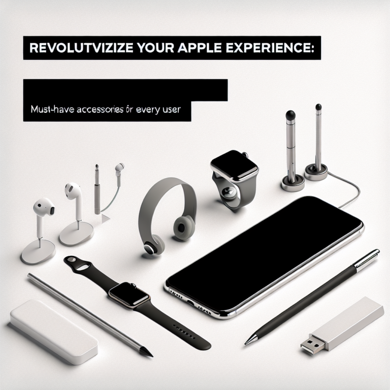 Revolutionize Your Apple Experience: Must-Have Accessories for Every User